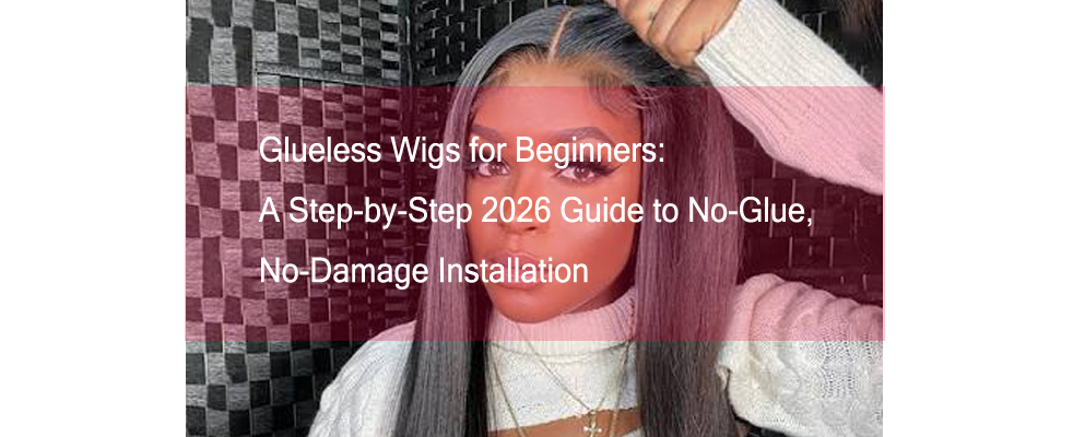 Glueless Wigs for Beginners: A Step-by-Step 2026 Guide to No-Glue, No-Damage Installation