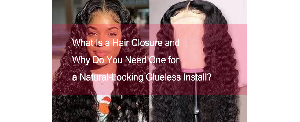 What Is a Hair Closure and Why Do You Need One for a Natural-Looking Glueless Install?