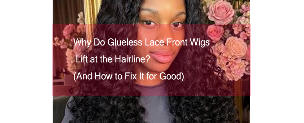 Why Do Glueless Lace Front Wigs Lift at the Hairline? (And How to Fix It for Good)