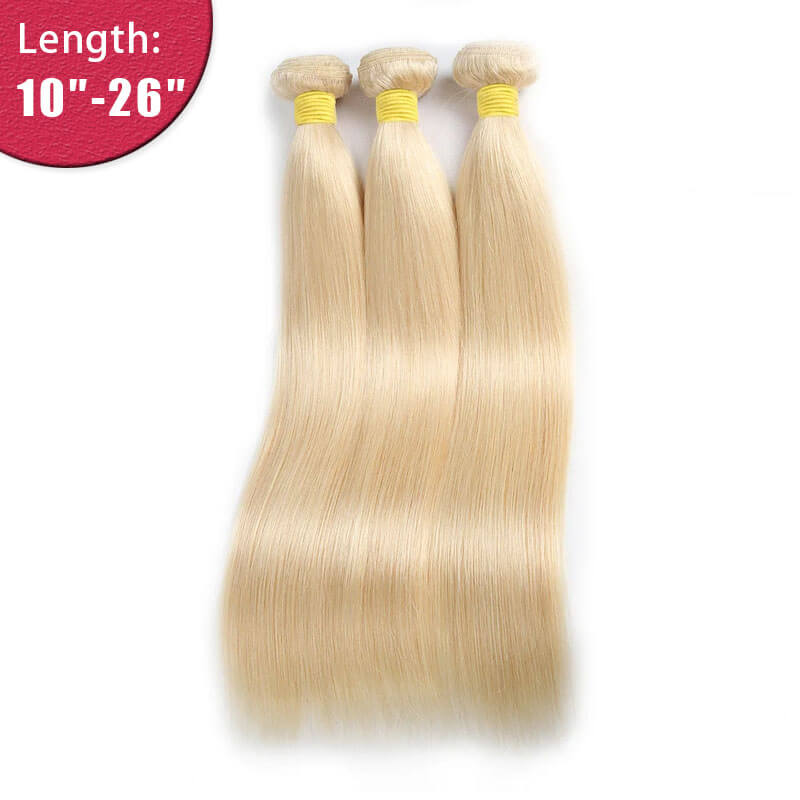 Ali Queen #613 Blonde 100% Virgin Hair – Straight Premium Bundle