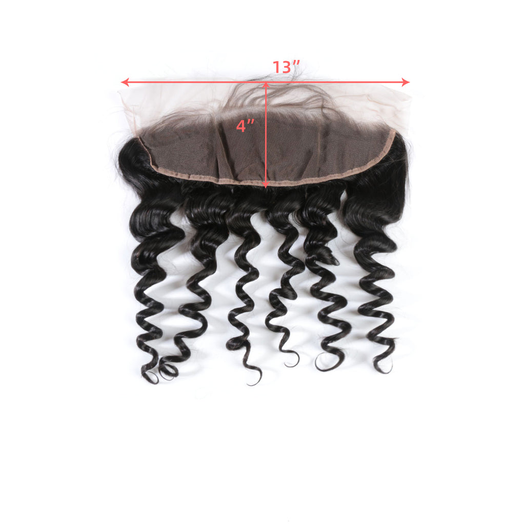 Ali Queen 13x4 Natural Wave Virgin Hair HD Frontal – Free part