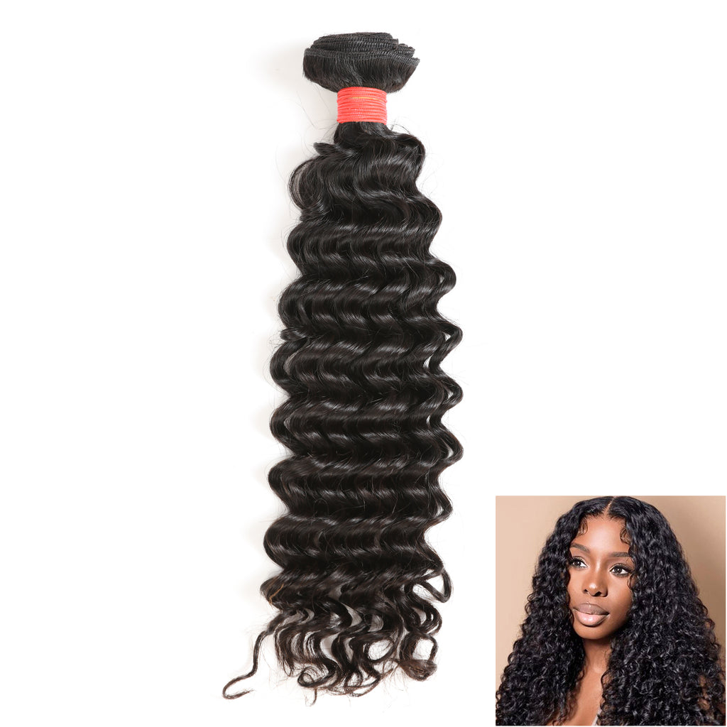 Ali Queen Deep Wave Regular Raw Hair Bundle Weave for Sew In