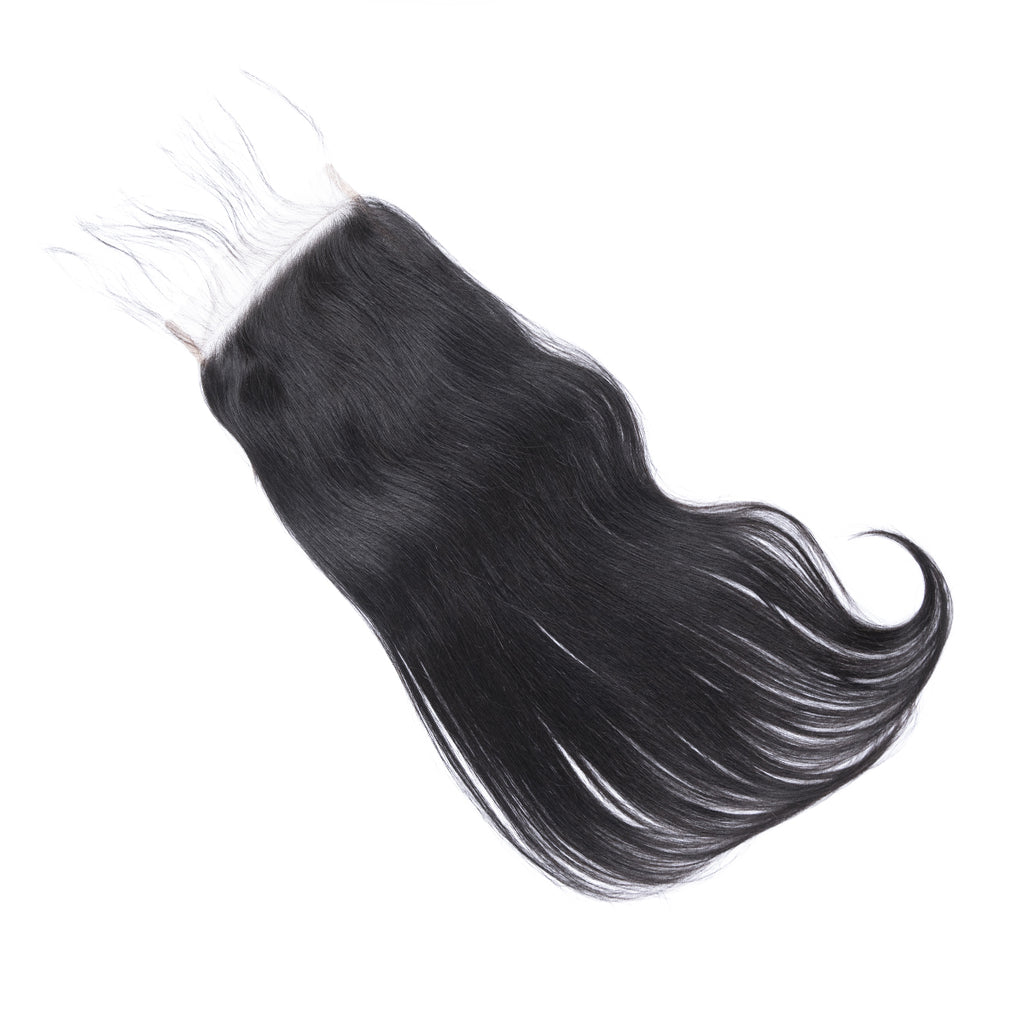 Ali Queen 6x6 HD Deep Side Part Straight Raw Hair Lace Closure