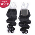 Ali Queen 4x4 HD Body Wave Virgin Hair Lace Closure 12-20 Inch