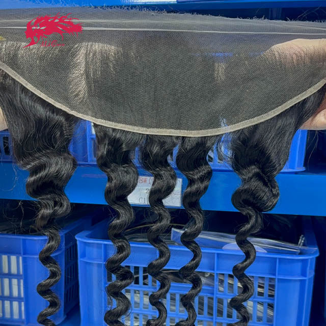 Ali Queen 13x4 Natural Wave Virgin Hair HD Frontal – Free part