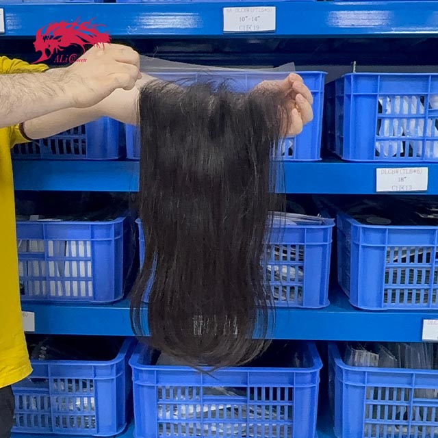 Ali Queen 6x9 Straight Free Part Premium Raw Hair HD Lace Closure