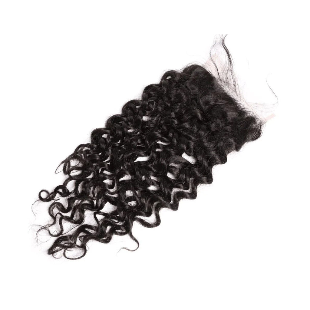 Ali Queen Water Wave Virgin Hair 6x6 HD Lace Closure Free Part