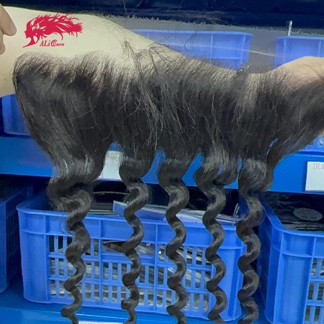 Ali Queen Premium Natural Wave Raw Hair 13x4 HD Lace Frontal