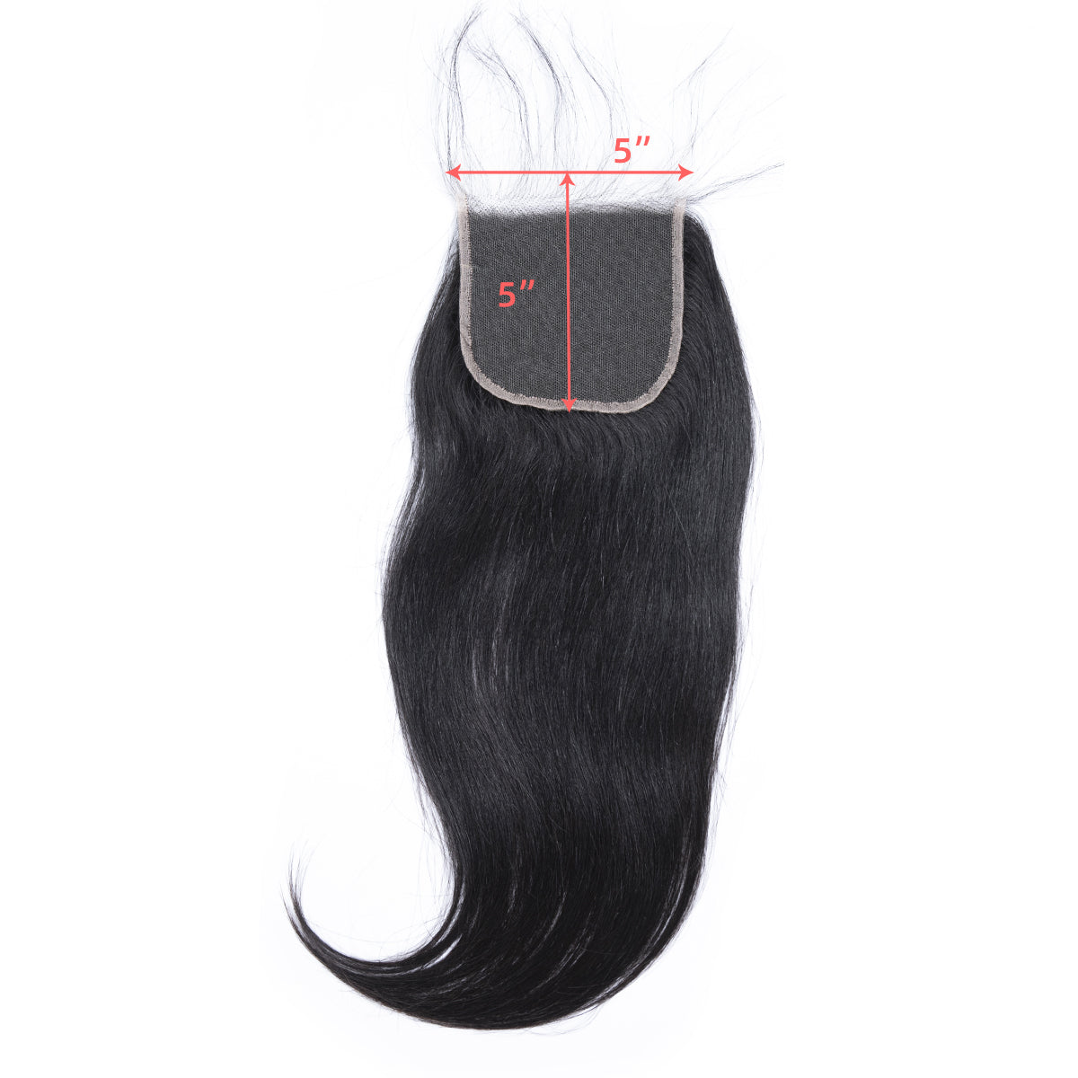 Ali Queen 5x5 HD Straight Free Part Raw Human Hair Lace Closure