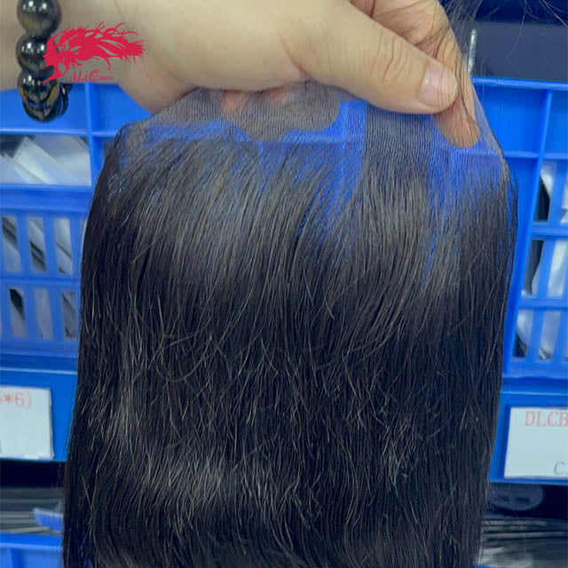 Ali Queen 6x6 Body Wave Virgin Hair HD Lace Closure Natural Black