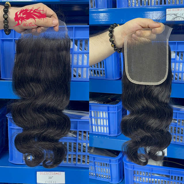 Ali Queen 5x5 Skinlike Real HD Body Wave Virgin Hair  Lace Closure