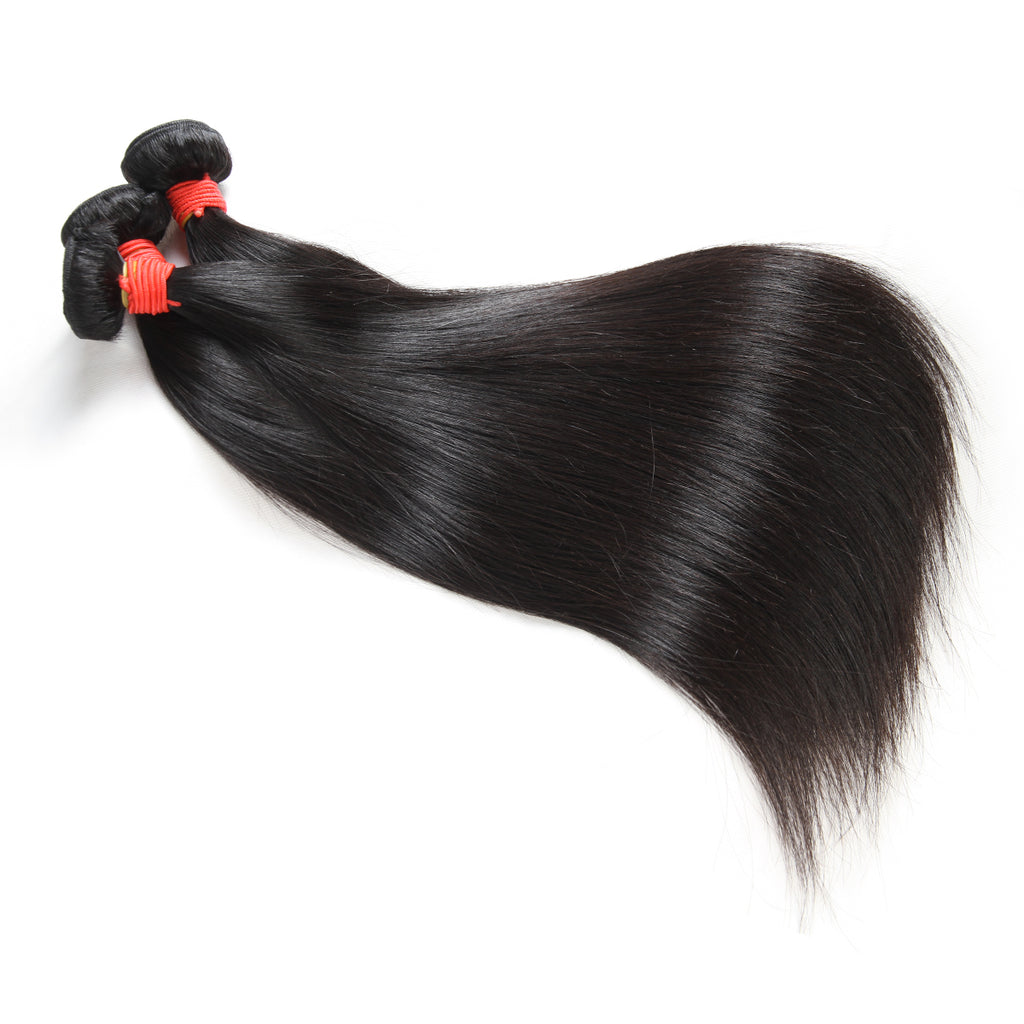 Ali Queen Straight Tangle-free Raw Hair Reuseable Bundle Deal