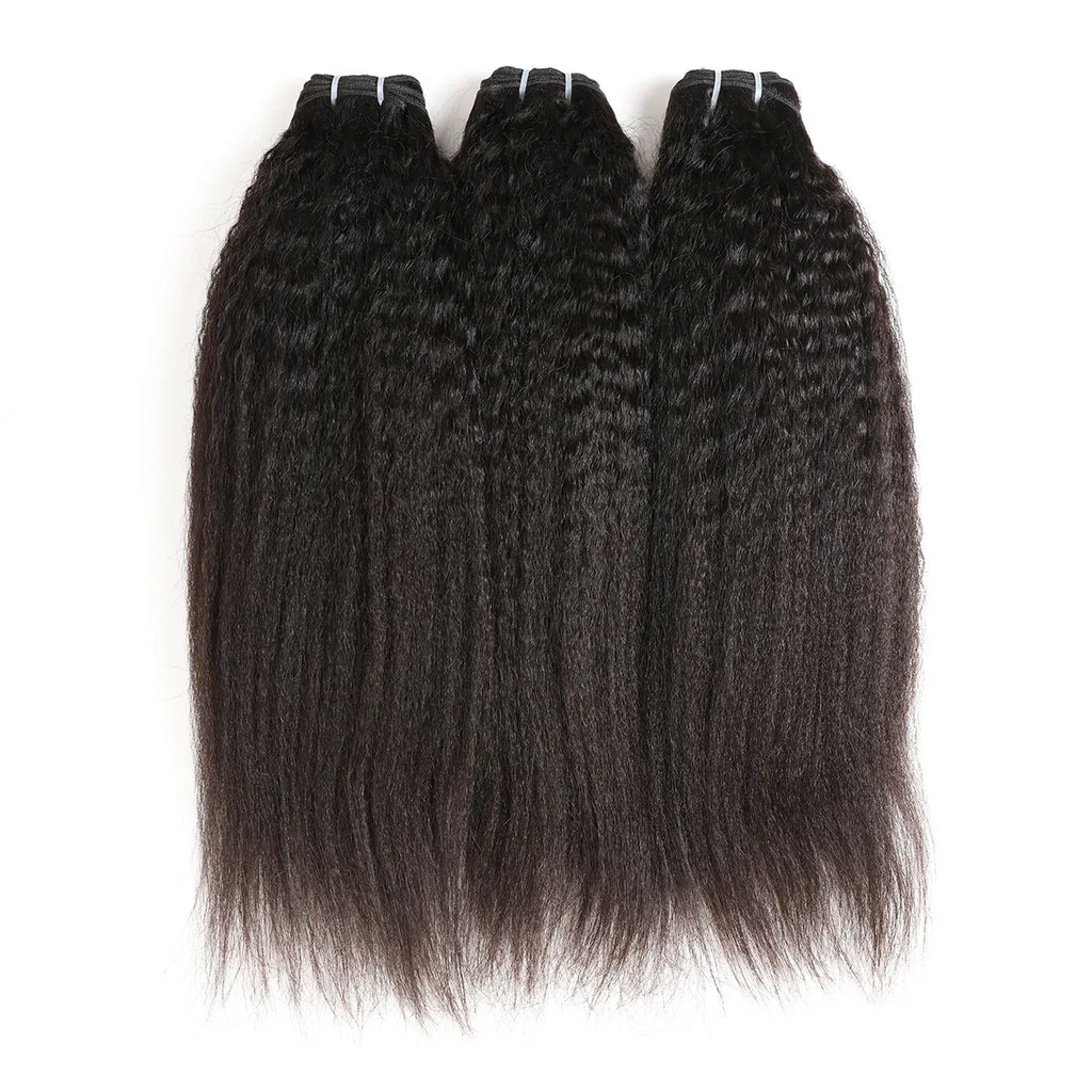 Ali Queen Yaki Straight Durable Regular Raw Hair #1B Bundle