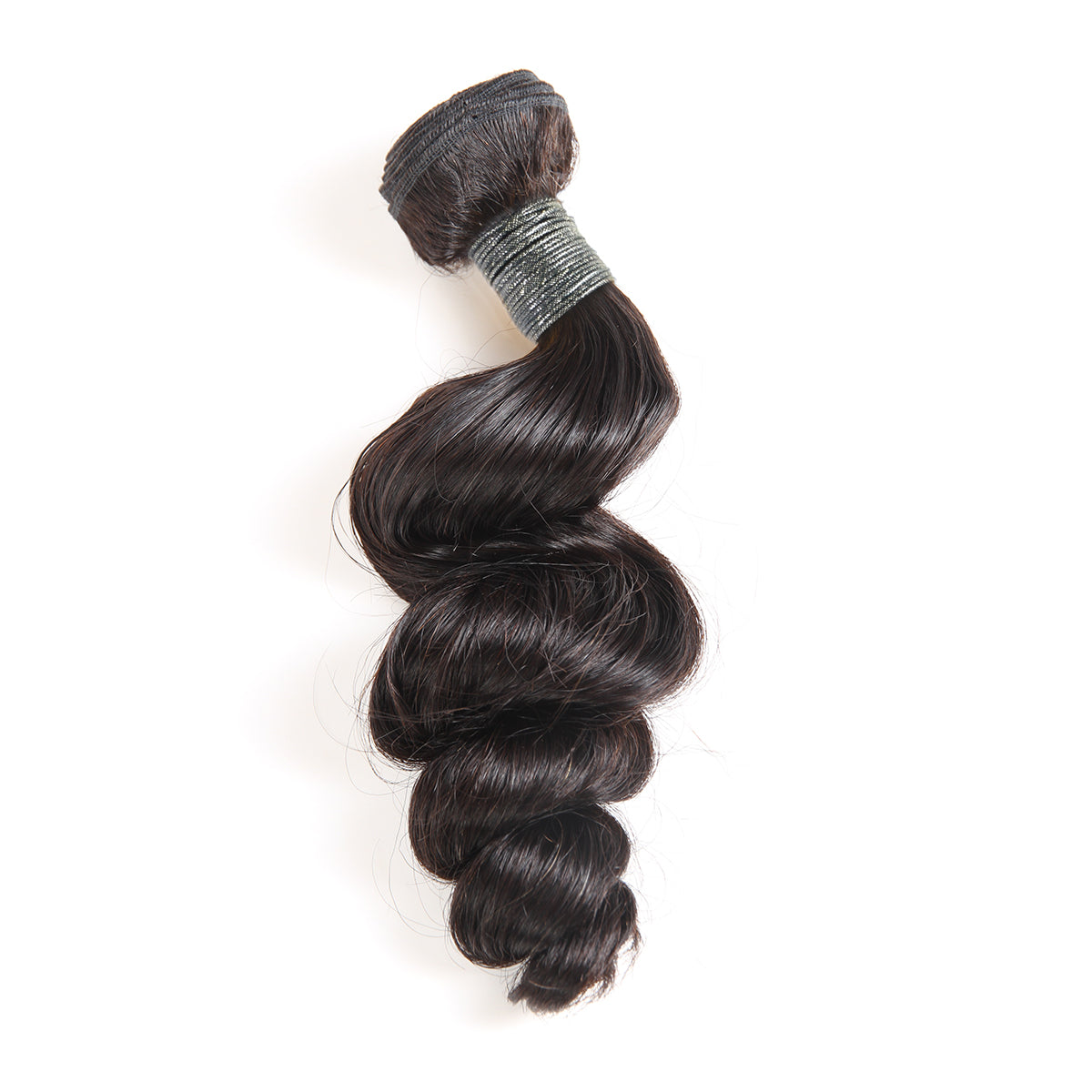 Ali Queen Loose Wave Tangle-Free Virgin Hair Bundle #1B Black