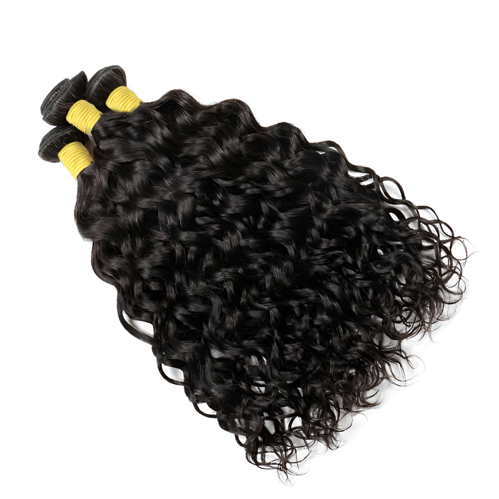 Ali Queen Water Wave Premium Virgin Hair Bundle Bleach-friendly