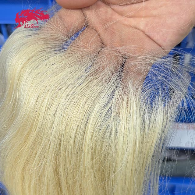 Ali Queen 5x5 HD Straight #613 Blonde Raw Hair Lace Closure
