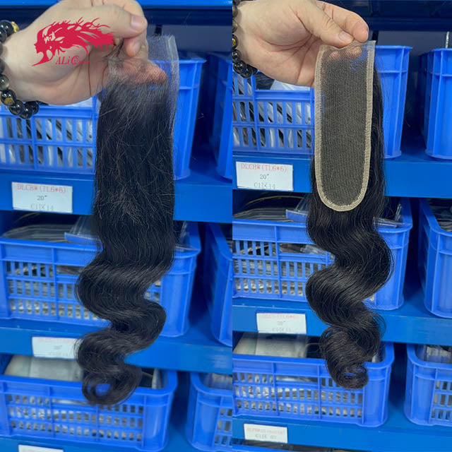 Ali Queen 2x6 HD Body Wave Virgin Hair Free Deep Part Lace Closure
