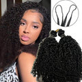 Ali Queen Crochet Hair Kinky Curly Feather Human Hair Extension