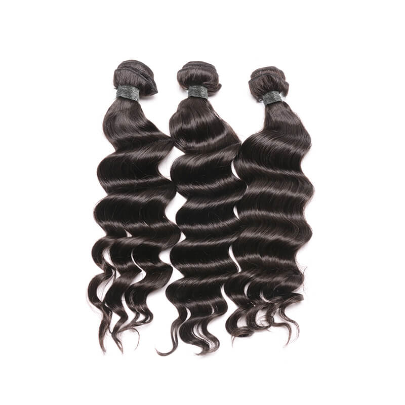 Ali Queen Natural Wave Soft Virgin Human Hair Bundle 10-30 Inch