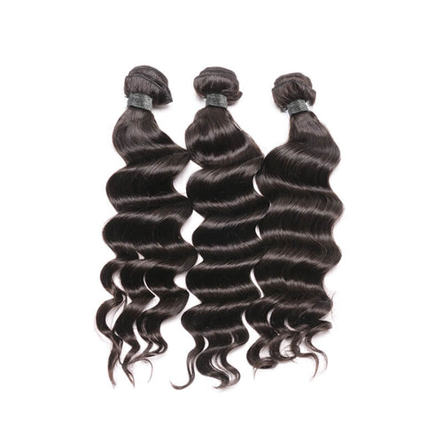 10A Natural Wave Virgin Human Hair Bundles – Full & Bouncy