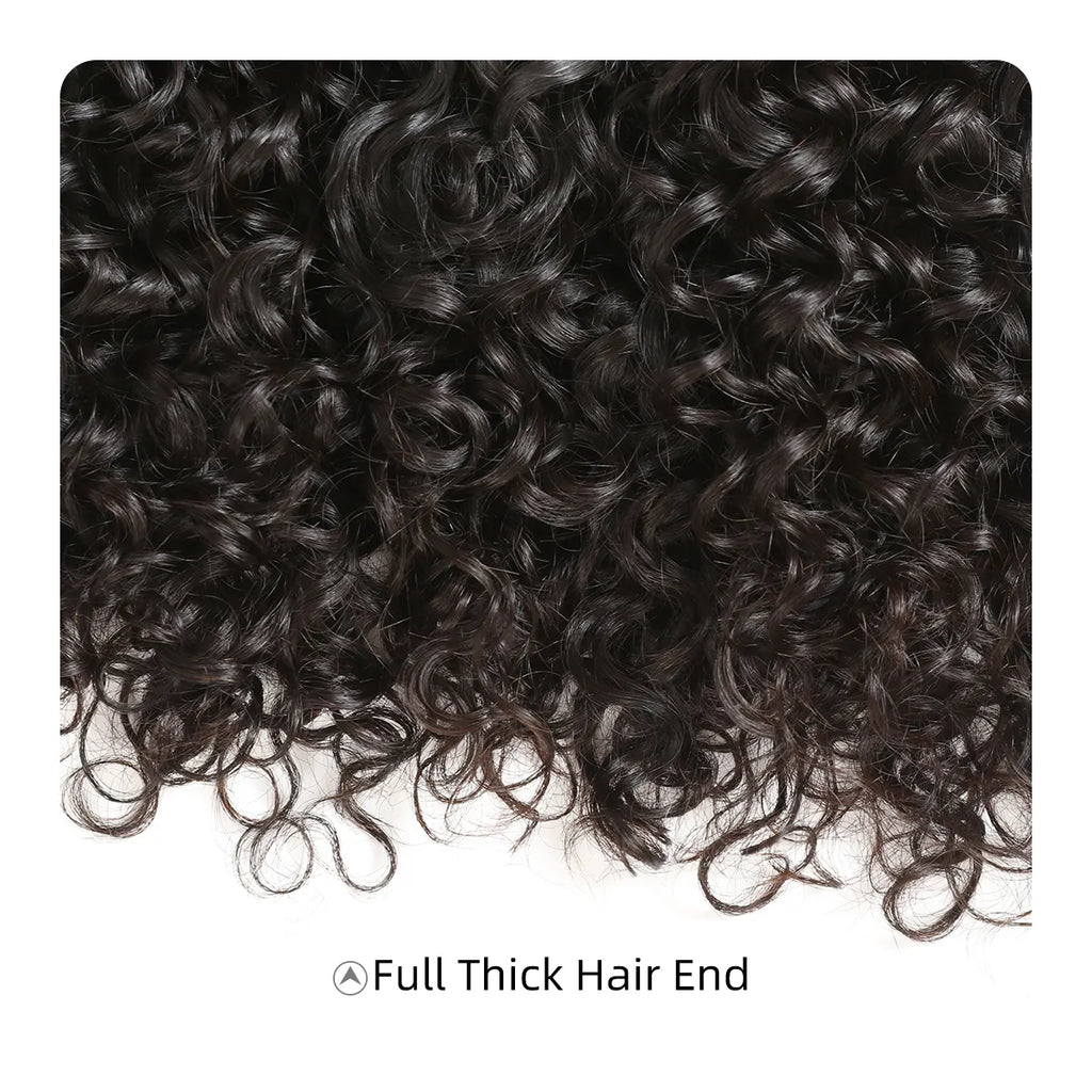 Ali Queen Water Wave Regular Raw Hair Natural Black One Bundle