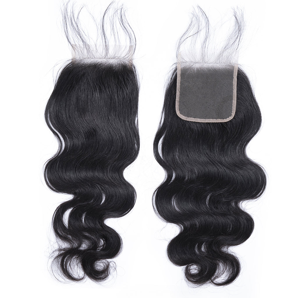 Ali Queen 4x4 HD Body Wave Virgin Hair Lace Closure 12-20 Inch