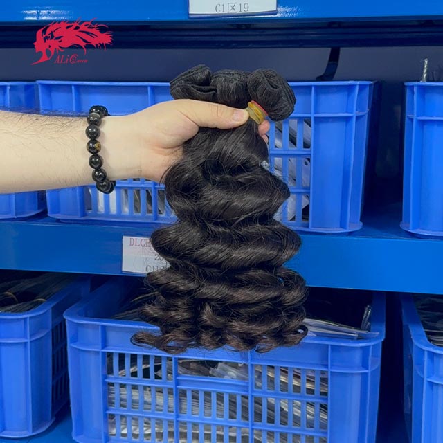 Ali Queen High Quality Raw Hair Natural Wave Bundle 12-26 Inch