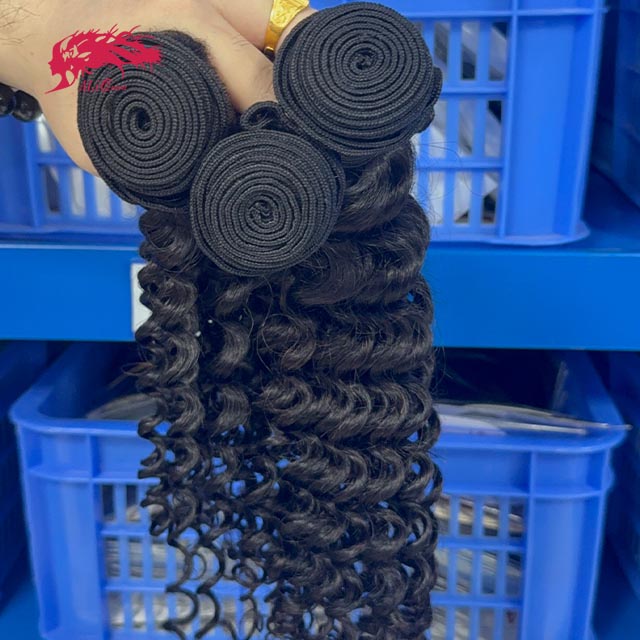 Ali Queen Deep Wave Regular Virgin Human Hair Bundle 10–30 Inches