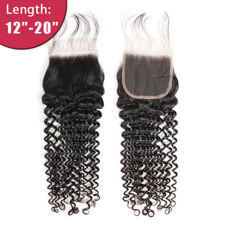 Ali Queen 100% Virgin Hair 5x5 HD Deep Wave Lace Closure