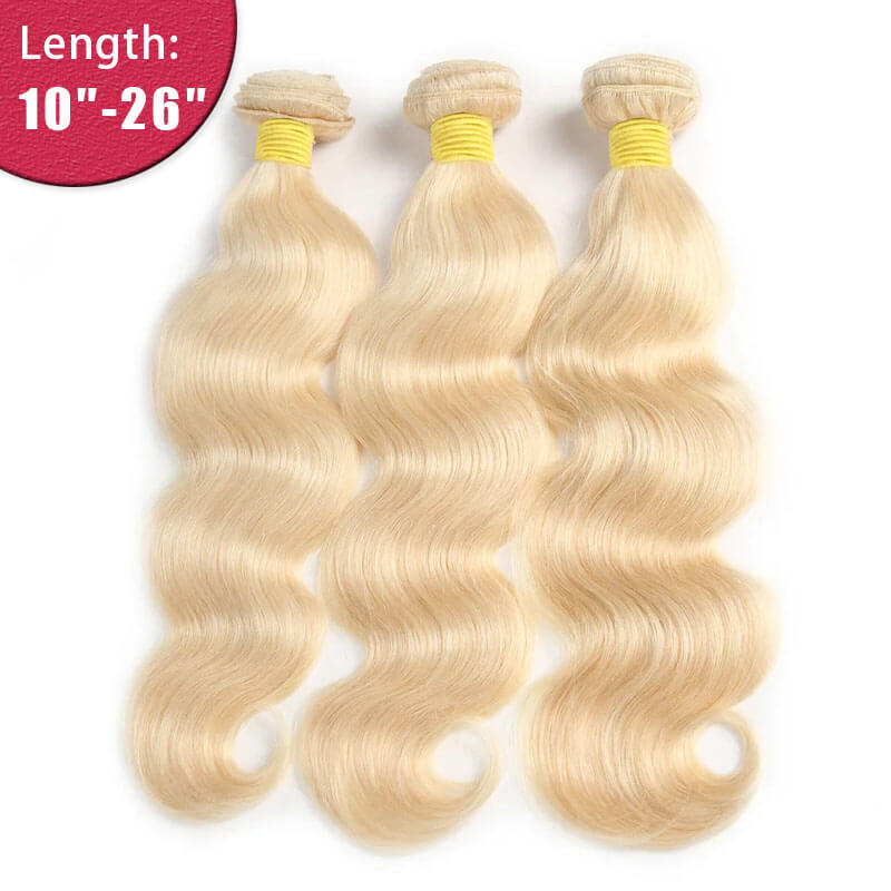 Ali Queen #613 Blonde Body Wave Virgin Hair Bundle Tangle-Free
