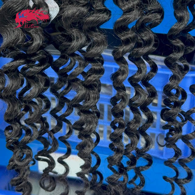 Ali Queen 13x4 Deep Wave Free Part HD Lace Frontal – 100% Virgin Hair