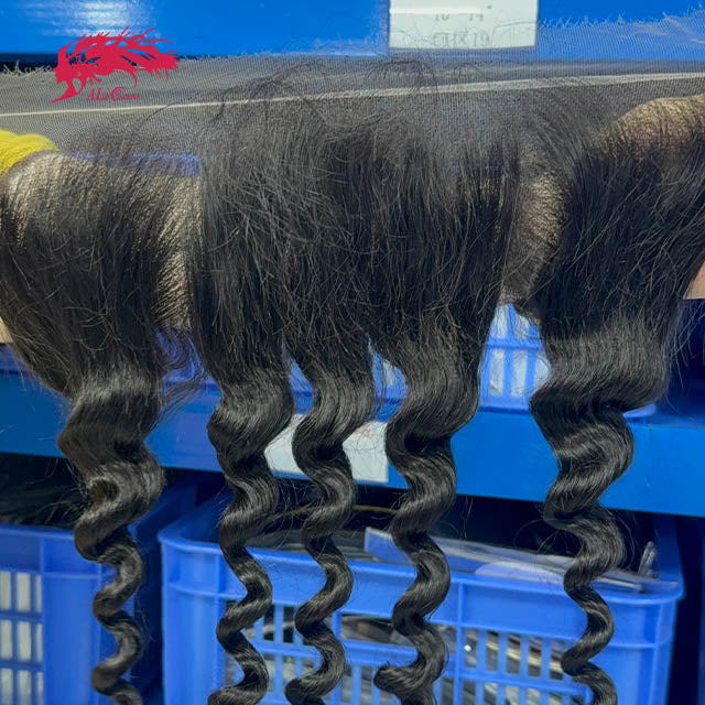 Ali Queen 13x4 Natural Wave Virgin Hair HD Frontal – Free part