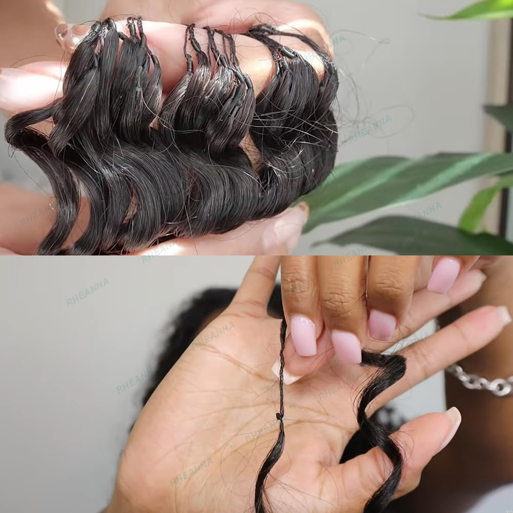 Ali Queen Deep Wave Crochet Human Hair for Boho Braids Extension