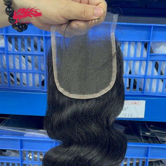 Ali Queen 4x4 HD Body Wave Virgin Hair Lace Closure 12-20 Inch