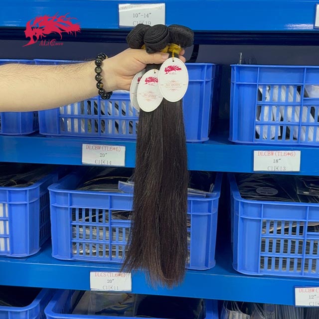 Ali Queen Straight Tangle-free Raw Hair Reuseable Bundle Deal