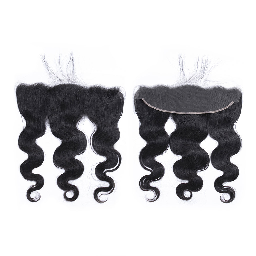 Ali Queen Body Wave Raw Hair Realistic 13x4 HD Lace Frontal Free Part