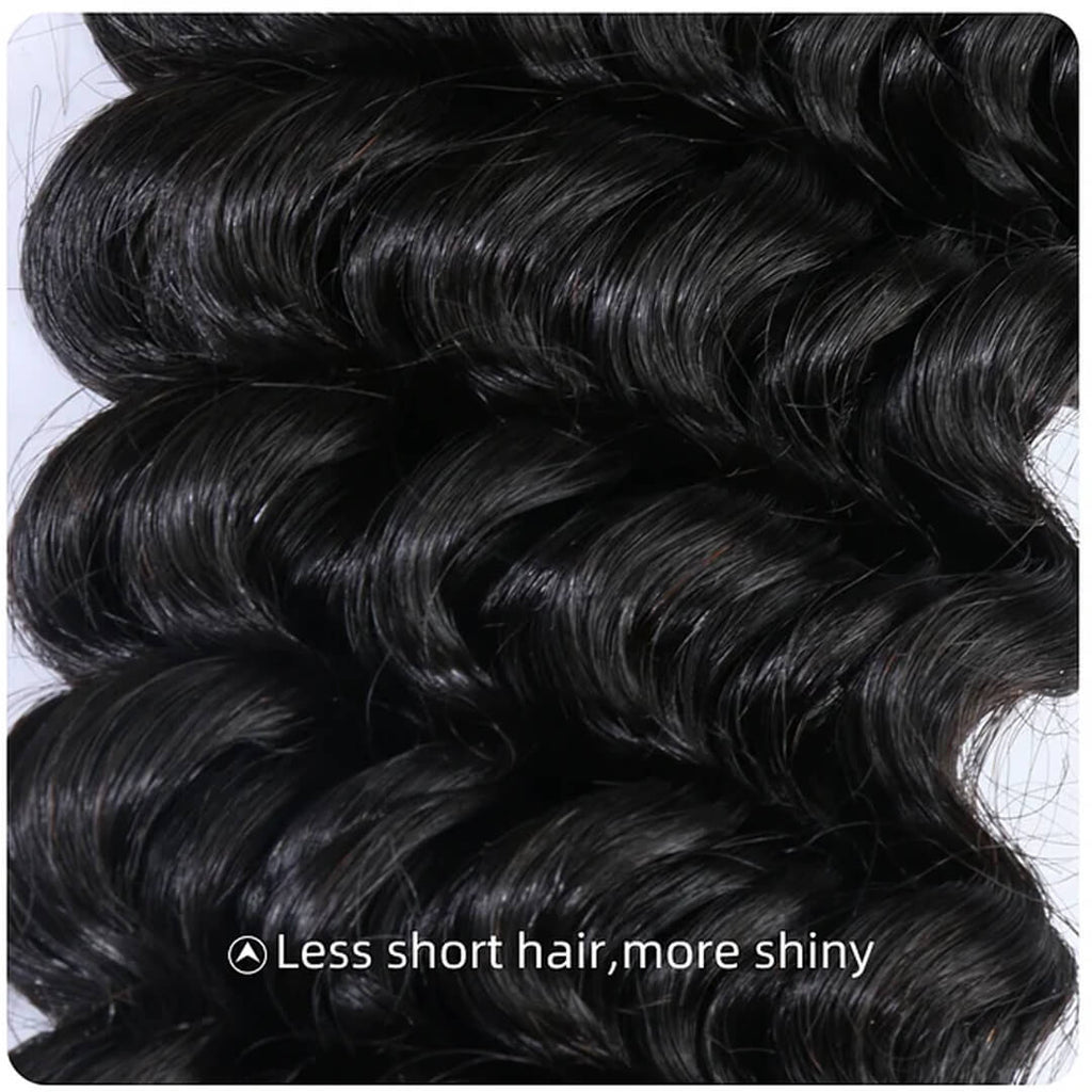 Ali Queen Deep Wave Crochet Human Hair for Boho Braids Extension