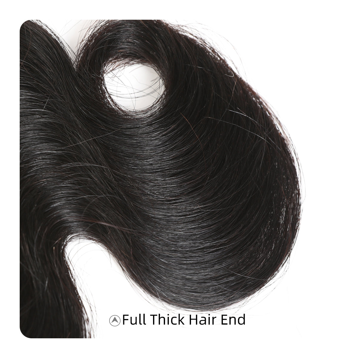 Ali Queen Heat-safe Body Wave Regular Raw Hair Bundle 1B Color