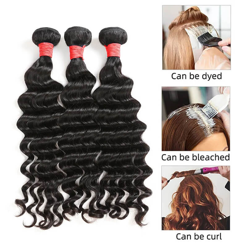 Ali Queen High Quality Raw Hair Natural Wave Bundle 12-26 Inch