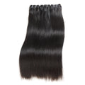 Straight Raw Mink Hair #1B Double Drawn Bundle-Unprocessed & Natural
