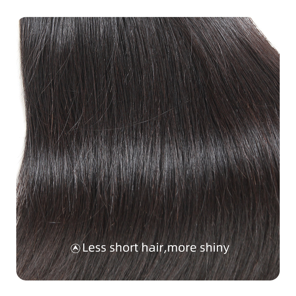 Ali Queen Straight Tangle-free Raw Hair Reuseable Bundle Deal