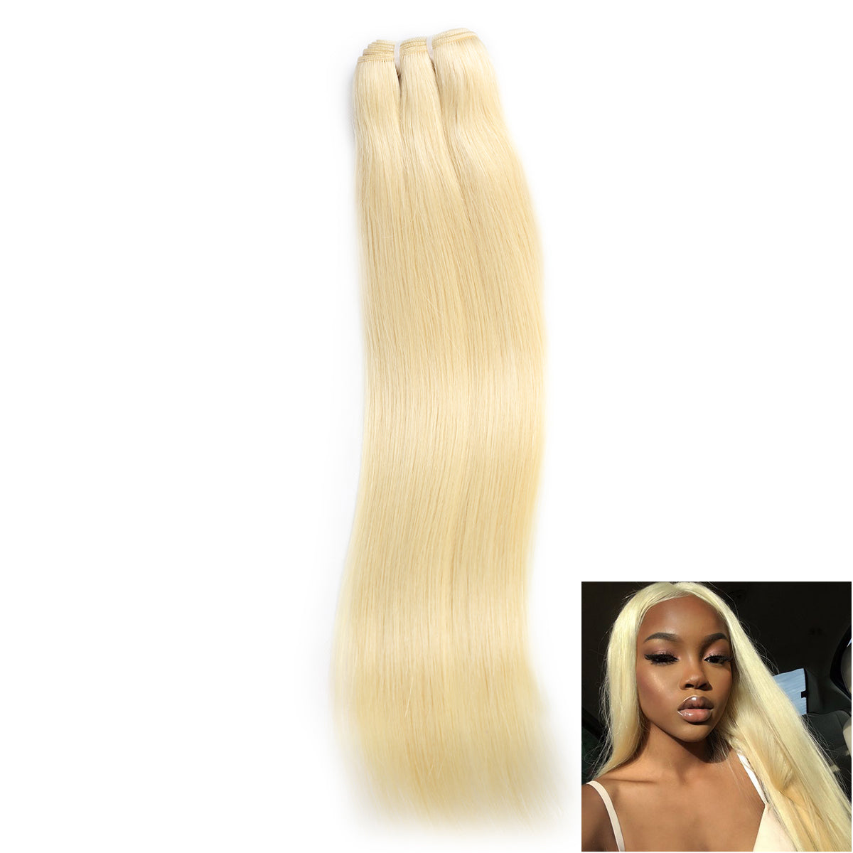 Ali Queen Hair Straight Premium Raw Hair Bundles #613 One Bundle