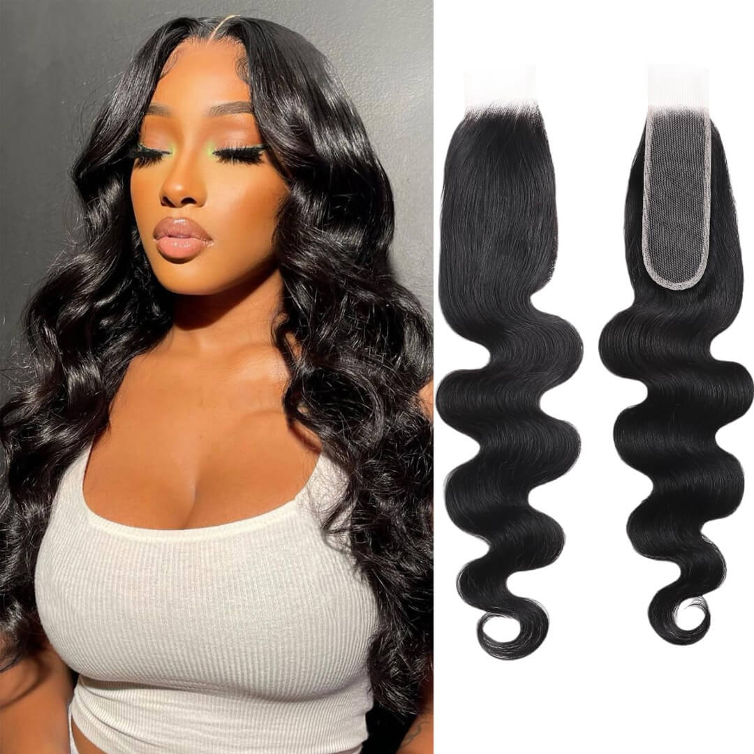 Ali Queen 2x6 HD Body Wave Virgin Hair Free Deep Part Lace Closure