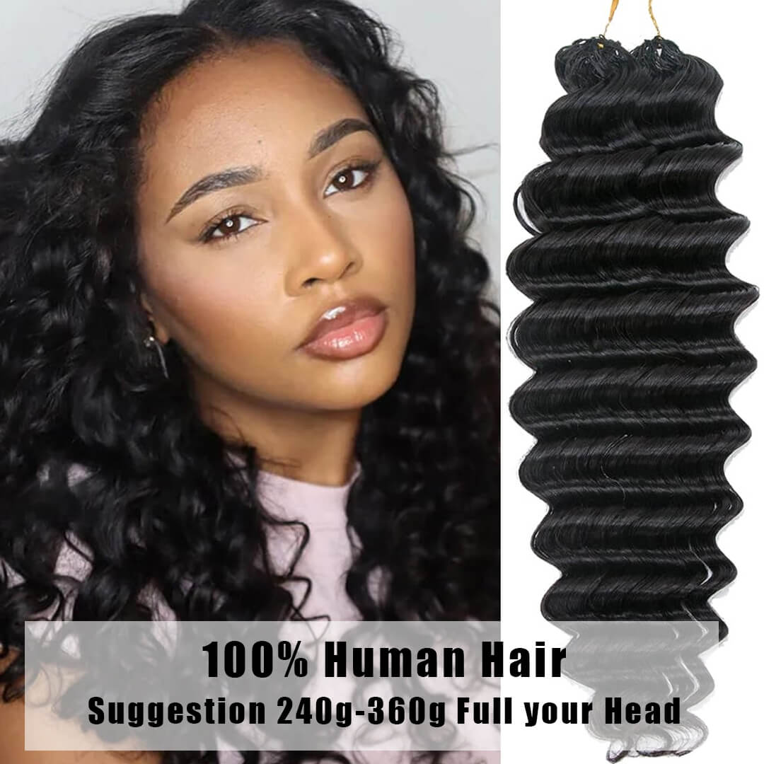 Ali Queen Deep Curly Knotless Pre-Separated Crochet Hair Extensions
