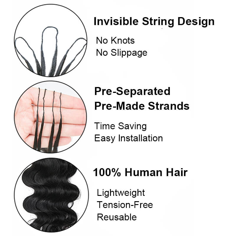 Ali Queen Body Wave Crochet Hair Extension for Protective Styles