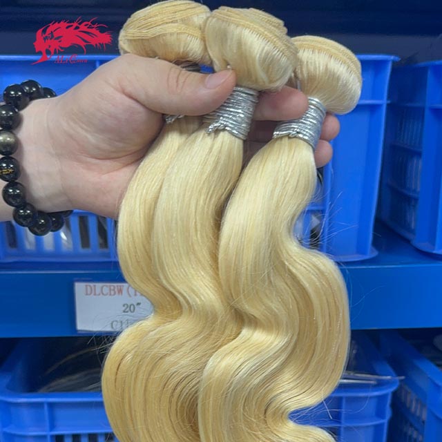 Ali Queen #613 Blonde Body Wave Virgin Hair Bundle Tangle-Free