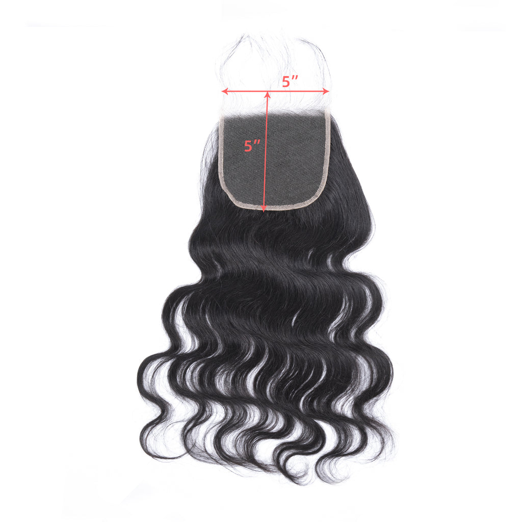 Ali Queen 5x5 Skinlike Real HD Body Wave Virgin Hair  Lace Closure
