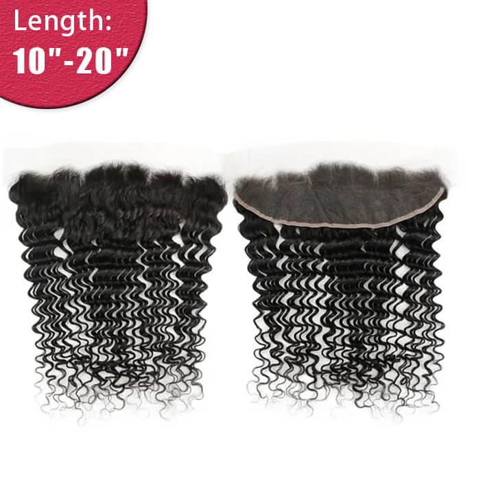 Ali Queen Raw Hair 13x4 Deep Wave Free Part HD Lace Frontal