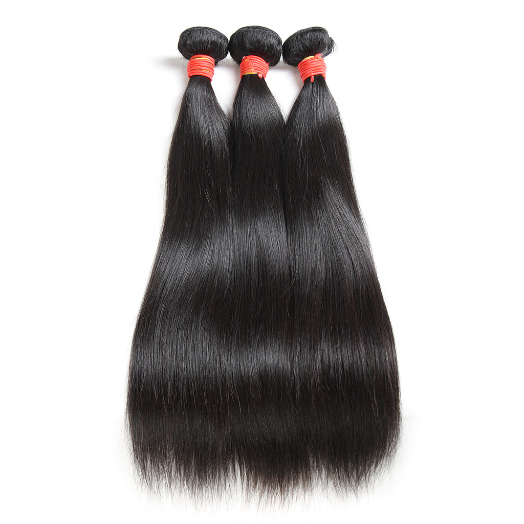 Ali Queen Straight Tangle-free Raw Hair Reuseable Bundle Deal