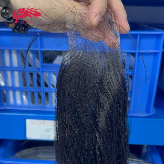 Ali Queen Virgin Straight Hair 2x6 HD Lace Closure Free Part